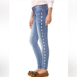 Driftwood Marilyn Embroidered Skinny Jeans - Women's size 31